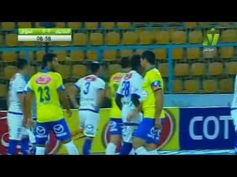 شاهد لاعب الاسماعيلي يقلد رقصة واحتفال بوجبا بعد هدفه الافتتاحي في اسوان