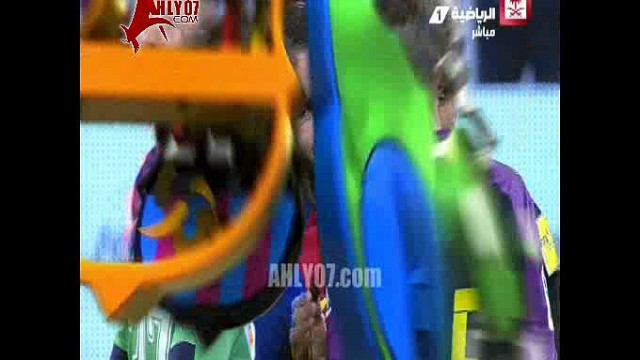 شاهد جميع أهداف برشلونة 5 أهلي جده 3 في لقاء ودي في قطر