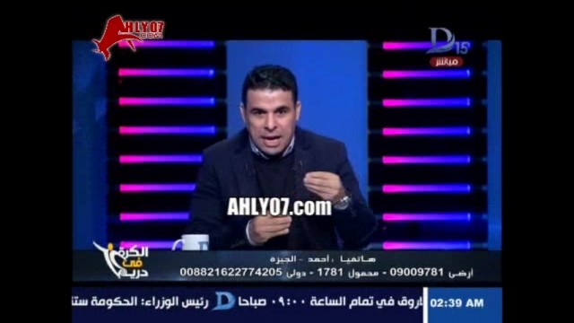 شاهد مشجع ينجح في اثارة تعصب وعصبية خالد الغندور على الهوا وينفعل خارجا عن شعوره