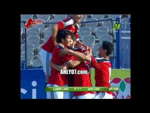 هدف فوز منتخب مصر للشباب 1 المغرب 0  محمد عبد السلام وديا 20 يناير 2017