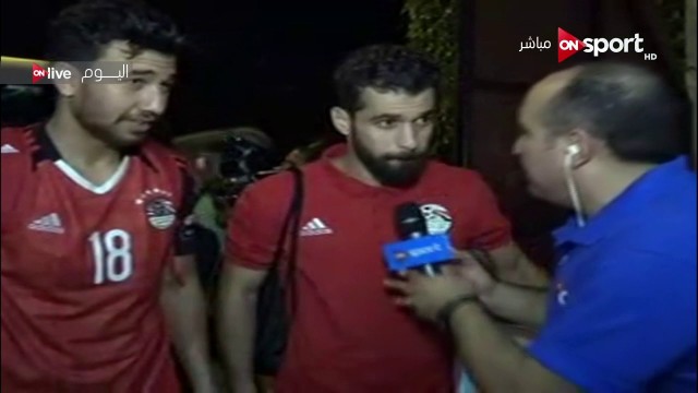 شاهد اول تصريح وتعليق للعريس عبد الله السعيد صاحب الهدف القاتل لمنتخب مصر في اوغندا