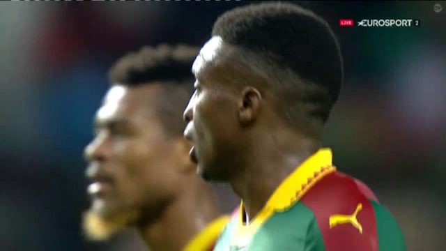 هدف منتخب مصر الاول في الكاميرون مقابل 0 محمد النني نهائي افريقيا 2017