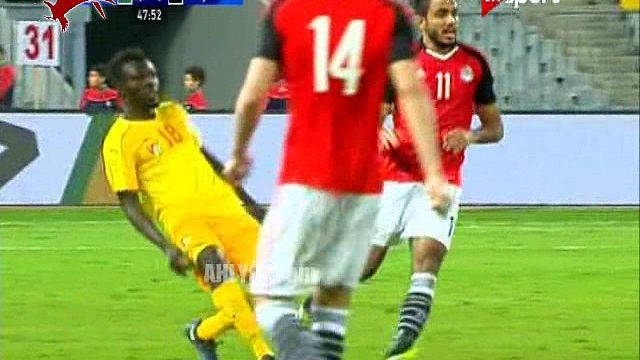 شاهد هدف منتخب مصر الأول في توجو وديا 28 مارس 2017