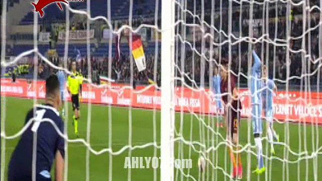 شاهد هدفين محمد صلاح روما في شباك لاتسيو بكأس ايطاليا 4 ابريل 2017