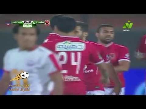 شاهد رباعية الأهلي الساحقة كاملة في النصر للتعدين مقابل 0 وهاتريك السعيد وهدف كوليبالي 8 مايو 2017