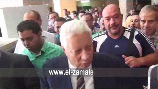 شاهد ناريا مرتضى منصور يهين حازم امام ده حجمك  بعد حكم المحكمة وانتوا نسوان هتلبسوا طرح