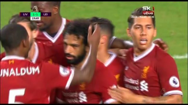 شاهد محمد صلاح يحرز هدف بذكاء شديد لليفربول في شباك ليستر سيتي ويقتنص التعادل 1-1