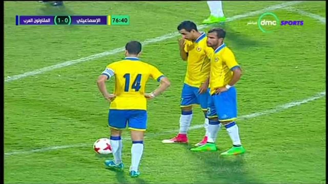 شاهد محمود متولي لاعب الاسماعيلي يحرز هدف عالمي على طريقة الكبار في المقاولون العرب 1-1