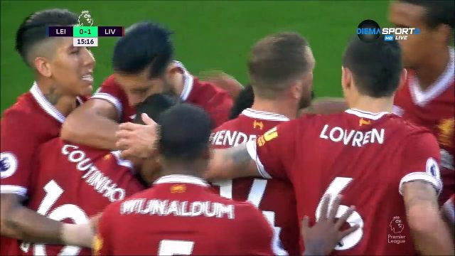 شاهد هدف ذكي من محمد صلاح ليفربول في مرمى ليستر سيتي في الدوري الانجليزي 1-0