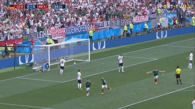 شاهد هدف المكسيك الرائع والممتع والتقدم على المانيا 1-0 في الجولة الأولى من كأس العالم