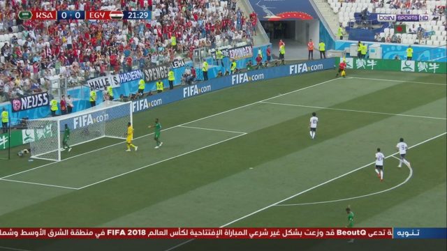 شاهد هدف منتخب مصر الأول عالمي محمد صلاح في شباك السعودية مقابل 0 كأس العالم روسيا 2018